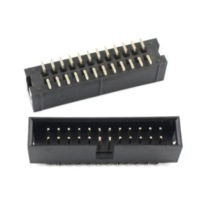 5Pcs 2.54mm Pitch 2x12 24 Pin SMT IDC Cable Connector Male Shrouded Box Header - Image 1 of 4