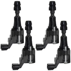 4 Pc Set Ignition Coils for Terrain Equinox LaCrosse HHR Malibu Cobalt G5 4 Cyl - Picture 1 of 4