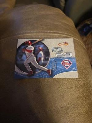 Fleer Futures #208 2001 Jimmy Rollins Philadelphia Phillies Foto 1 de 2