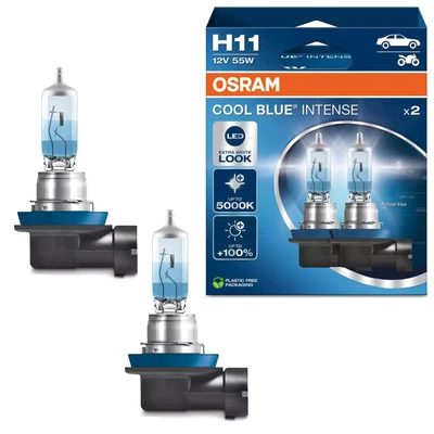 H11 OSRAM Cool Blue INTENSE New 2025 NextGeneration 5000K +100% Halogen Duobox - Bild 1 von 4