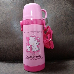 Sanrio Charmmy Charmy Kitty Rosa Inoxidable Botellas Botellas de Agua Colección Rara - Imagen 1 de 18