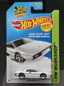 2015 JAMES BOND 007 SPY WHO LOVED ME DIE CAST HOTWHEELS 1:64 SCALE  - Picture 1 of 2