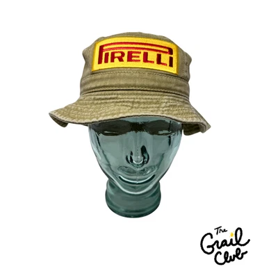 Винтажный Pirelli Motorsport официальный желтовато-коричневый ведро гибкая шляпа - Бесплатная доставка - Изображение 1 из 3