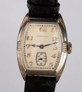 Vintage  1930s Hamilton Perry Art Deco Watch Manual Wind 27mm - Running - Picture 1 of 9