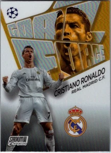 2022-23 Topps Stadium Chrome Goal Force Refractor #GF-CR Cristiano Ronaldo - Bild 1 von 2