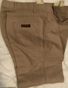 Vintage Levis Action Slacks Brown Men’s Sportswear 36 Waist Sh3 - Picture 1 of 5