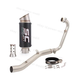 For Lifan KP-Mini 150 2015-2025 Header Pipe Full Exhaust System 51mm Mufflers - Picture 1 of 11