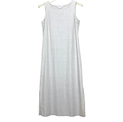 Maxi Vestido De Colección Informal Anexo Esquina 12 Pequeño Lino Minimalista Cápsula Neutro Foto 1 de 4