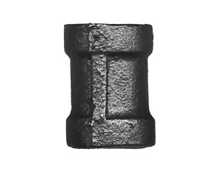 Cambridge 1/2" NPT Black Pipe Coupling – Schedule 40 Fitting for LP/Natural Gas - Picture 1 of 1