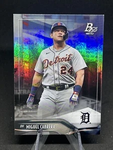 2021 Bowman Platinum Miguel Cabrera Silver #32 Detroit Tigers - Picture 1 of 2