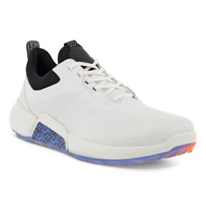 Ecco Mens Biom H4 Golf Shoes White Sz 45 (UK 10.5-11)