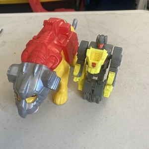 Vintage G1 Transformers Catilla Pretender Near Complete 1988 Figure Helmet Tail - Picture 1 of 7