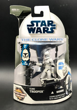 Star Wars  Clone Wars  5 CLONE TROOPER  DIRTY ARMOR  Hasbro 2008 New 1st Day NOC