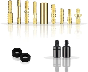 Accesorios adaptadores de antena de camión de 13 piezas para kit de camión/coche, 11 tornillos y 2 Wa de goma - Imagen 1 de 12