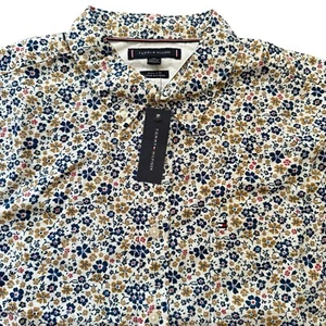 Tommy Hilfiger Linen /cotton Regular Fit Floral Button-Down Shirt Men’s Size XXL - Picture 1 of 12