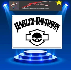 Harley Skull Logo Stencil Template Airbrush Paint # 90 - Picture 1 of 2