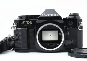 ［Near MINT ］Canon AE-1 Program AE-1P Black SLR 35mm Film Camera Body From Japan - Picture 1 of 12