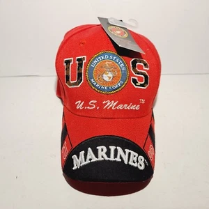 Official Licensed US Marines Medals Of America Cap Hat USMC Adjustable - Picture 1 of 6