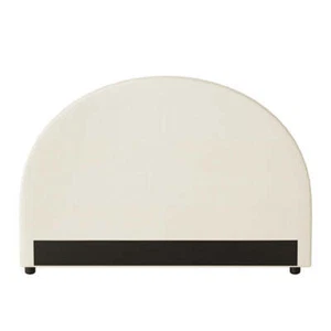 Headboard Bedhead Fabric Beige - Picture 1 of 11