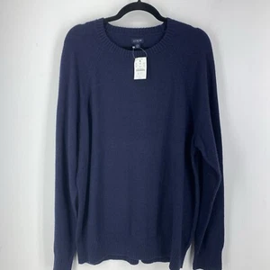 J Crew Herren XXL Rundhals Pullover Preppy Professional AA027 Lammwollmischung NEU - Bild 1 von 9
