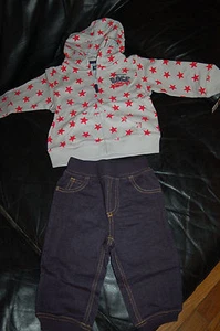 NWT Carter's boys cotton pants and cardigan set 9mon - Picture 1 of 3