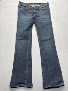 AG Adriano Goldschmied Jeans Womens 27R Blue Denim The Angel Boot Cut - Picture 1 of 8