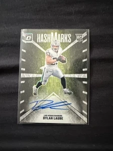 Panini Donruss Optic Dylan Laube 2024 HashMarks Prizm Auto #HM-DLE Raiders RC - Imagen 1 de 2