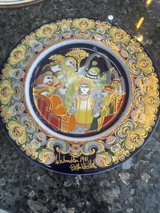 BJORN WIINBLAD SIGNIERT WEIHNACHTSTELLER CHRISTKIND BESUCHT TEMPEL ROSENTHAL 1981 - Bild 1 von 5
