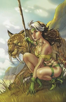 🔥🦕 [FREE] ROGUE THE SAVAGE LAND #5 1:100 J Scott Campbell Virgin Variant 🦖🔥