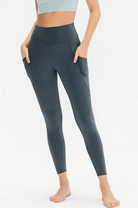 JupiterGear Slim-Fit Long Leggings with Pockets and Highly Stretchy for Workouts - Picture 1 of 8