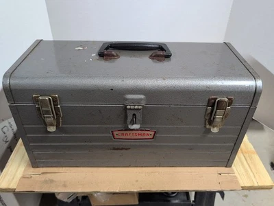 Caja de herramientas de metal Craftsman 6500 vintage Foto 1 de 4