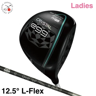 PRGR Golf Ladies Crystal egg Driver 12.5° Club Womens 2025 Graphite Shaft L-Flex - Image 1 of 4