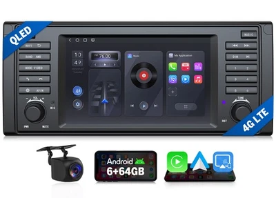 CAM+Eonon E39A12S 8Core CarPlay Android 12 autoradio GPS navigatore satellitare DSP per BMW E39
