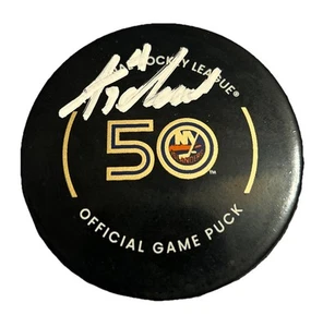 TONY DEANGELO SIGNIERT NEW YORK ISLANDERS OFFIZIELLES SPIEL PUCK AUTOGRAMM MIT ETUI - Bild 1 von 1