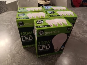 100 Watt LED Lightbulbs Lot Of 20 Bulbs- A19 Regular Base, Warm White - Picture 1 of 8