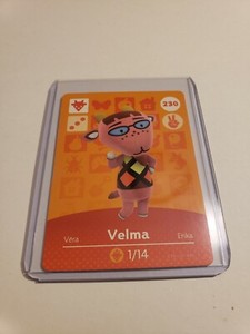 Velma # 230 Animal Crossing Amiibo Card Horizon Series 3 MINT NEVER SCANNED!