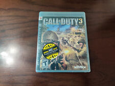 Call of Duty 3 (Sony PlayStation 3, 2006) With Manual