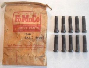 NOS 1954 Mercury Monterey Rear Axle Carrier Housing Bolts Set (x10), New Set - Picture 1 of 5