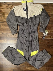 Vtg Ski Suit Snowsuit Rainsuit One Piece Nevica Gray Men’s Sz 38 Medium - Picture 1 of 9