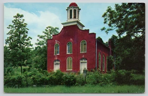 Cartolina Vecchia Chiesa Presbiteriana Rodney Mississippi - Foto 1 di 2