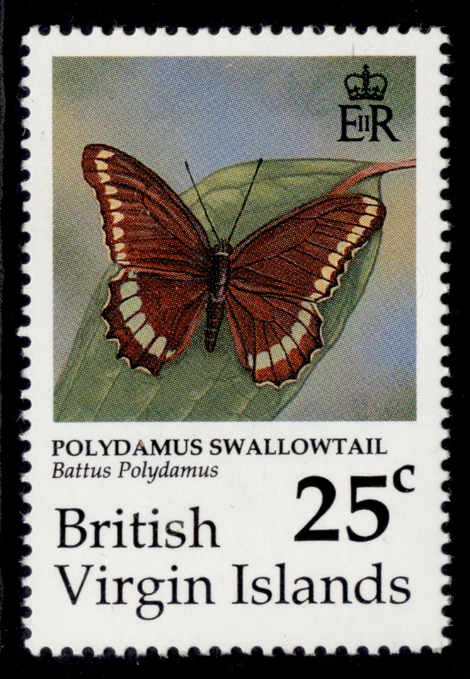BRITISH VIRGIN ISLANDS QEII SG788, 1991 25c butterflies, NH MINT. — 第 1/1 张图片