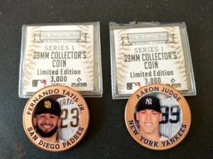 Highland Mint Serie 1 39MM Münzen Richter + Tatis Jr. - Bild 1 von 2