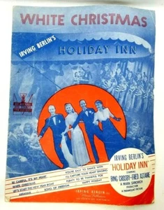Irving Berlin White Christmas 1942 Sheet Music Bing Crosby (K10H) - Picture 1 of 3