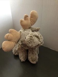 Fiesta Frosted Brown Moose Plush Stuffed Animal So Soft A41712 EUC - Picture 1 of 7