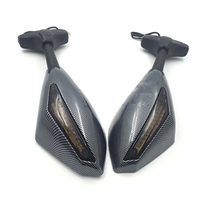 Espejos retrovisores de carbono con lente de humo para Honda CBR600 F1/F2/F3/F4/F4i CBR600 Foto 1 de 4