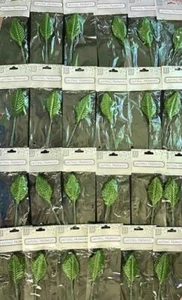 ⭐CRAFT CLEARANCE⭐ 24 PACKS! 288 ARTIFICIAL FLOWER ARRANGEMENT LEAVES WHOLESALE - Picture 1 of 2