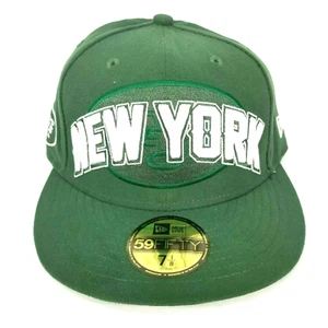 Gorra ajustada New York Jets NFL New Era, talla 7 1/8, verde, New Era 59Fifty nueva - Imagen 1 de 10