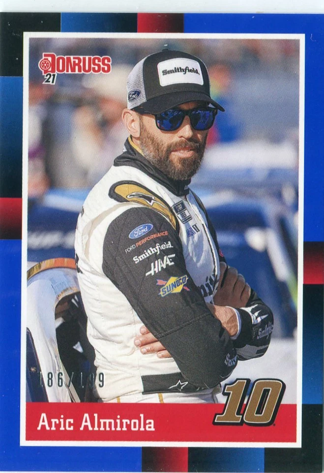 2021 Panini Donruss Racing #134 Aric Almirola /199 - Image 1 of 1