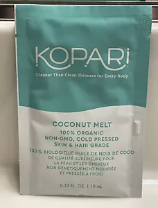 Muestra de lujo Kopari 100 % orgánica derretida coco talla 0,33 oz, tamaño de viaje 10 ml - Imagen 1 de 3