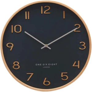 One Six Eight London Wallace Wall Clock, Petrol Blue, 41cm - Picture 1 of 2